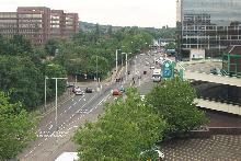 View of Basildon Town Centre buildings