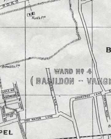 Former properties in Basildon.