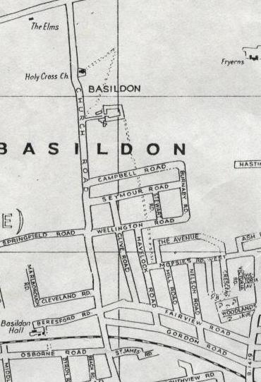 Former properties in Basildon.
