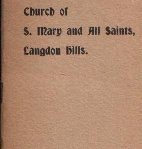 Church of S. Mary & All Saints, Langdon Hills by Rev. C. E. Livesey