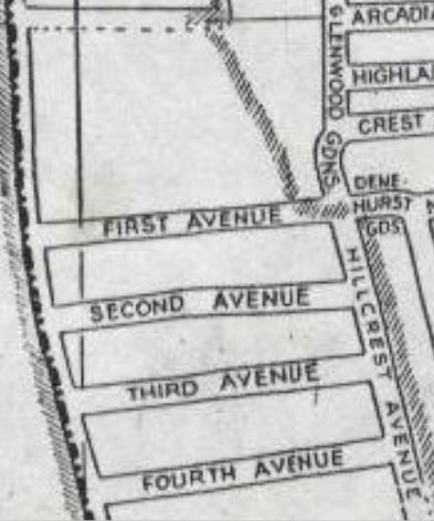 Former properties in Dunton Hills area.