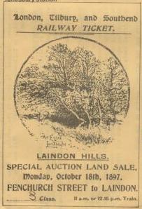 Langdon Hills Land Sale 1897