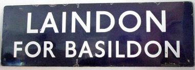 Laindon Station Nameboard